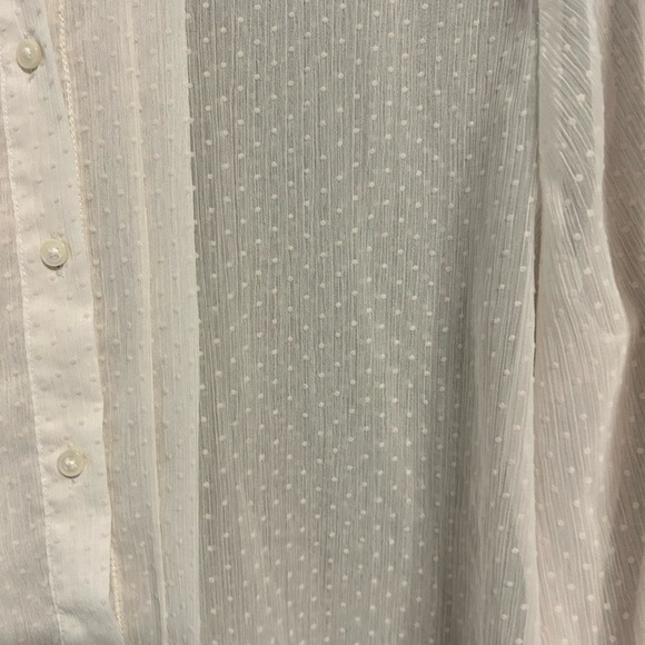 Banana Republic dot  sheet Textured Blouse - Picture 2 of 5